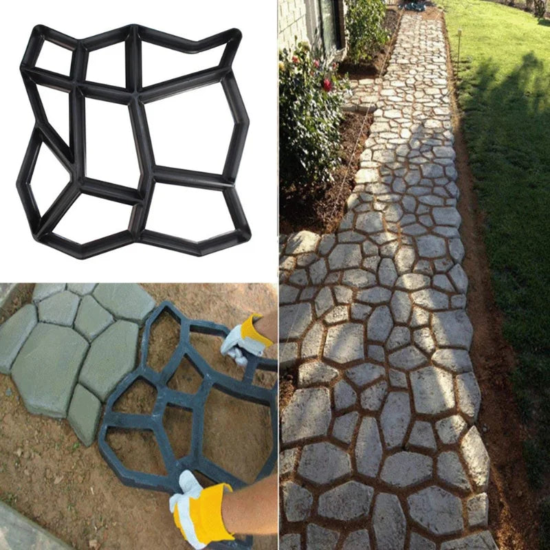 DIY Garden Path Floor Mould